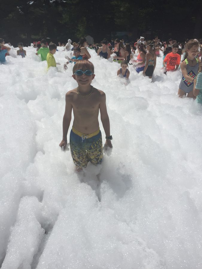 Enjoying the foam!!!!